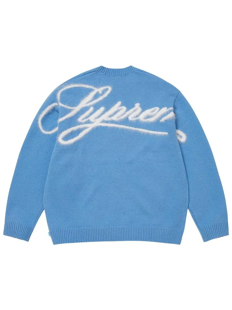 Свитер Supreme Angora Script — изображение 2 из 2, синий