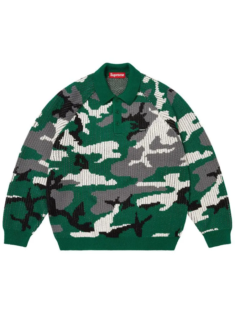 Свитер Supreme Small Box Polo Sweater