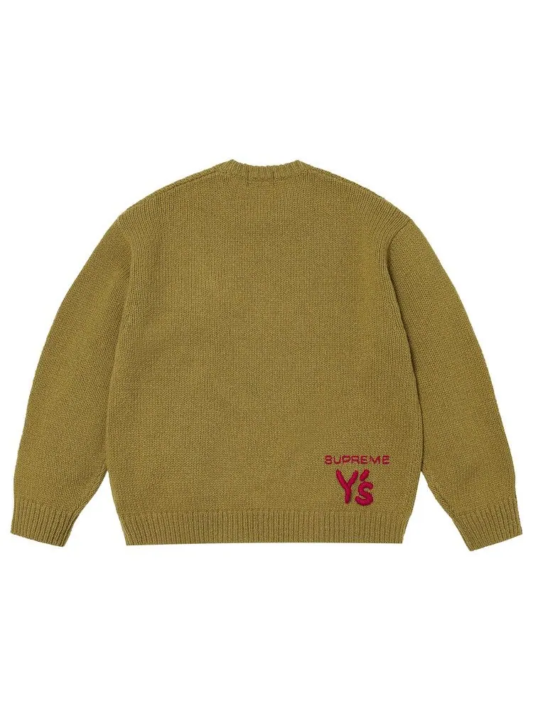 Свитер Supreme x Y’s Sweater — изображение 2 из 3, оливковый