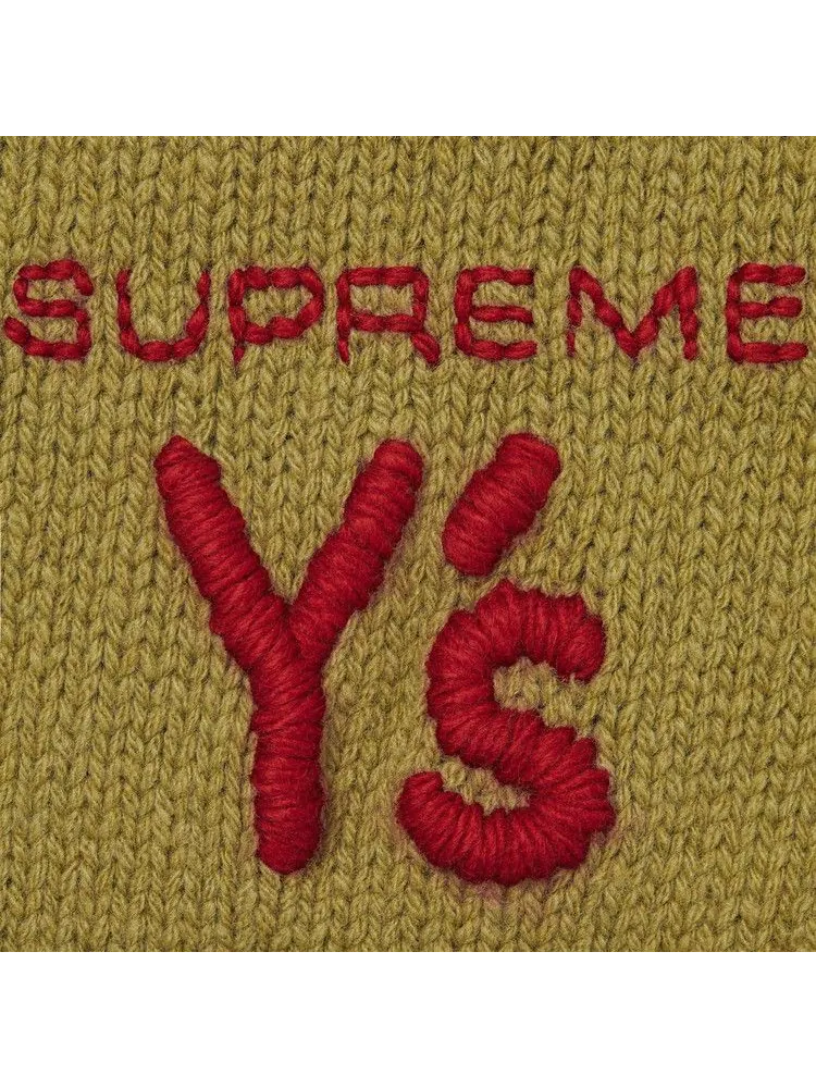 Свитер Supreme x Y’s Sweater — изображение 3 из 3, оливковый