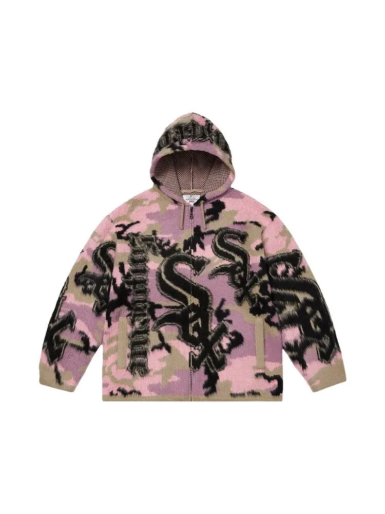 Свитер Supreme x Chicago White Sox Zip Up Hooded Sweater