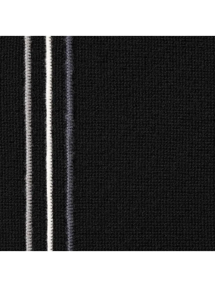 Свитер Supreme Stripe Zip Up Polo Sweater — изображение 2 из 2, черный