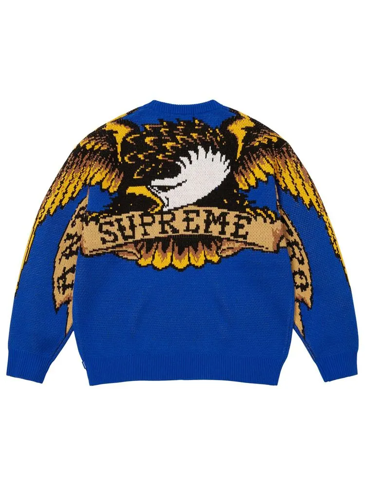 Свитер Supreme x Antihero — изображение 2 из 2, синий