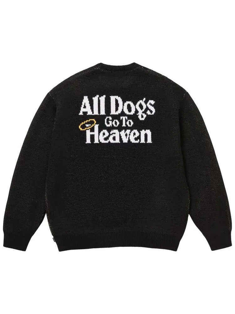 Свитер Supreme All Dogs Go To Heaven — изображение 2 из 2, черный