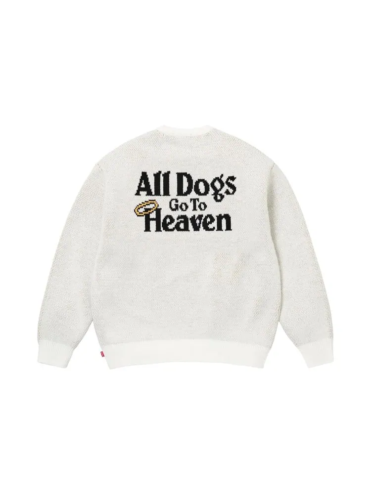 Свитер Supreme All Dogs Go To Heaven — изображение 2 из 2, белый