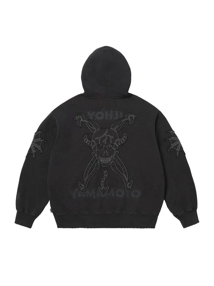 Толстовка Supreme x Y’s Zip Up Hooded Sweatshirt — изображение 2 из 3, черный