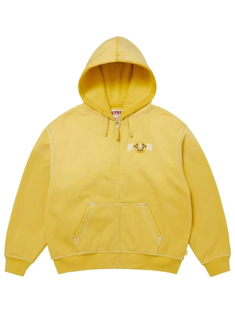 Толстовка Supreme x True Religion на молнии с капюшоном — изображение 1 из 2, желтый