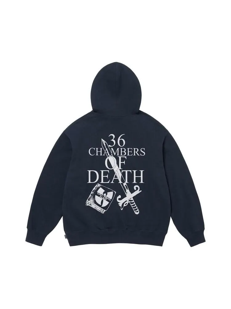 Толстовка Supreme x Wu-Tang Clan Hooded Sweatshirt 'Navy' — изображение 2 из 2, синий