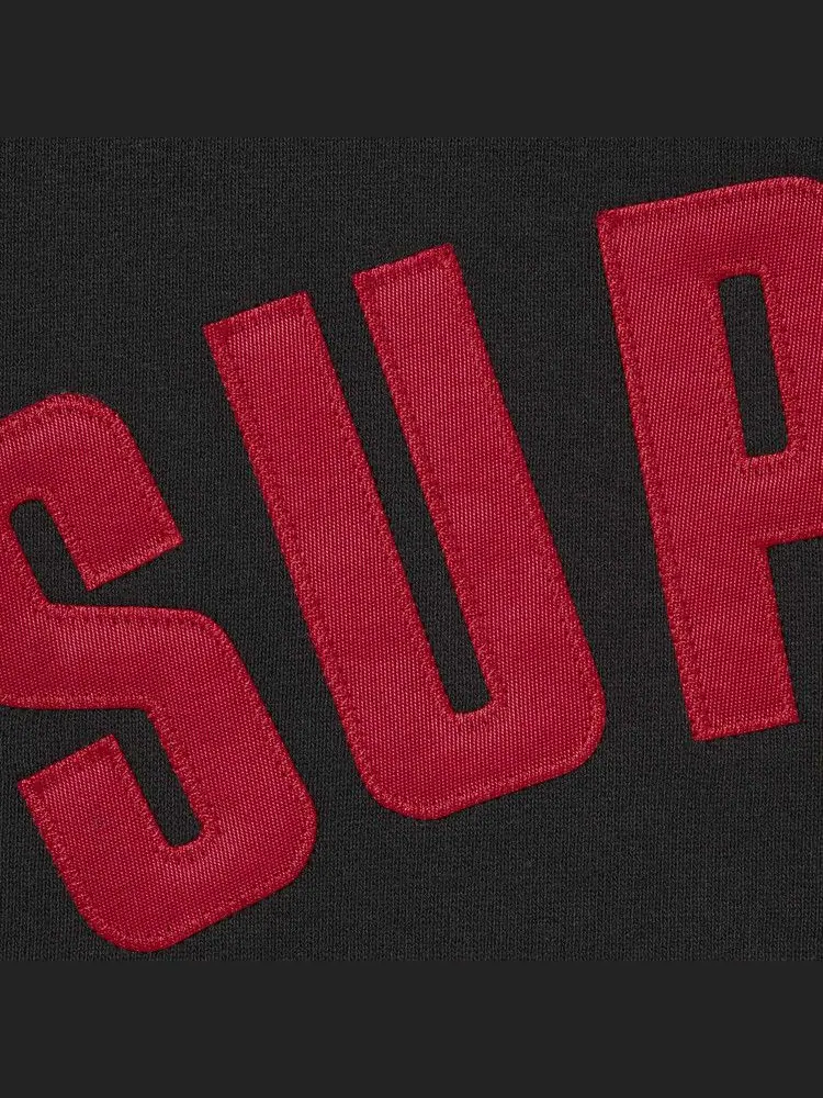 Толстовка Supreme Arc Thermal Lined Zip Up Hooded Sweatshirt 'Black' — изображение 2 из 2, черный