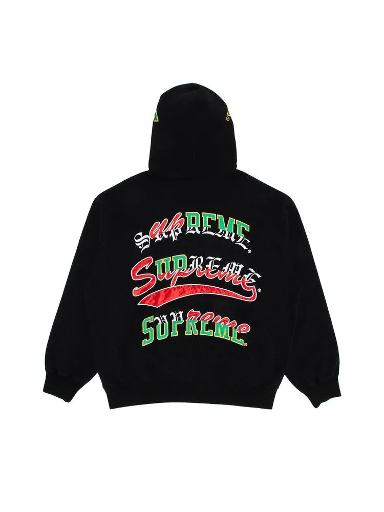 Толстовка Supreme Multi Logos Hooded Sweatshirt — изображение 1 из 3, черный