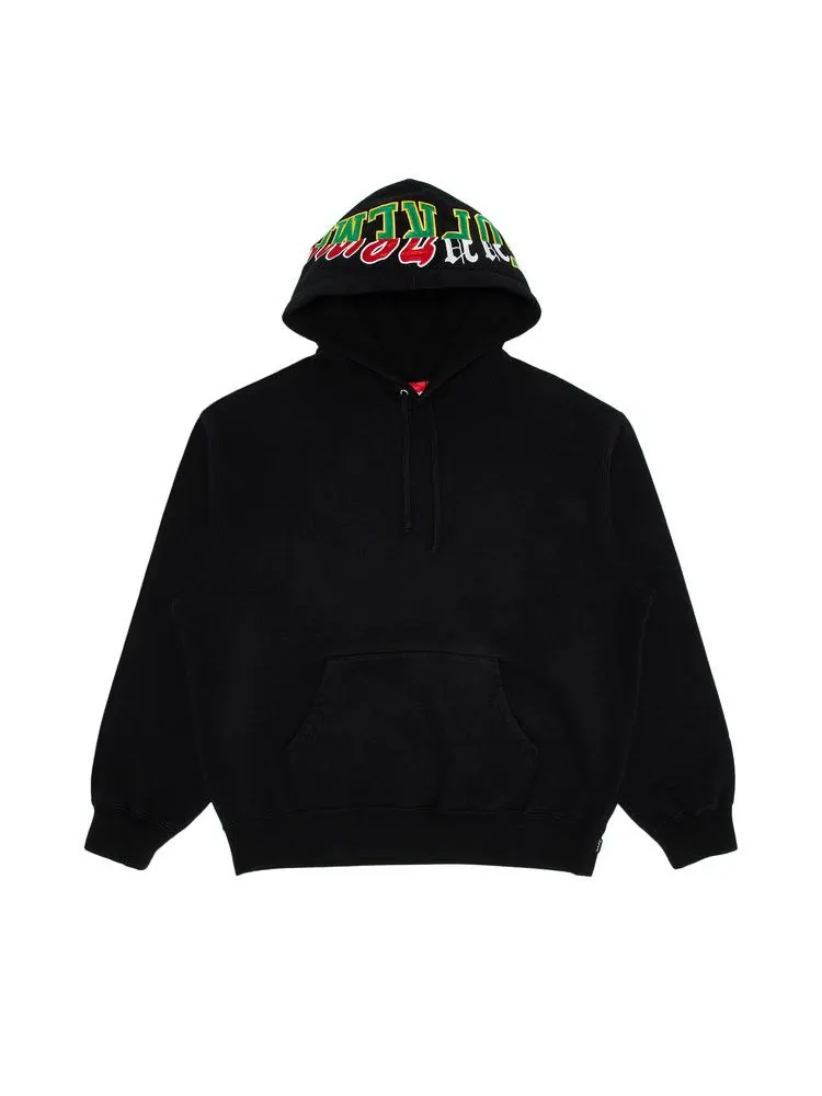 Толстовка Supreme Multi Logos Hooded Sweatshirt — изображение 2 из 3, черный