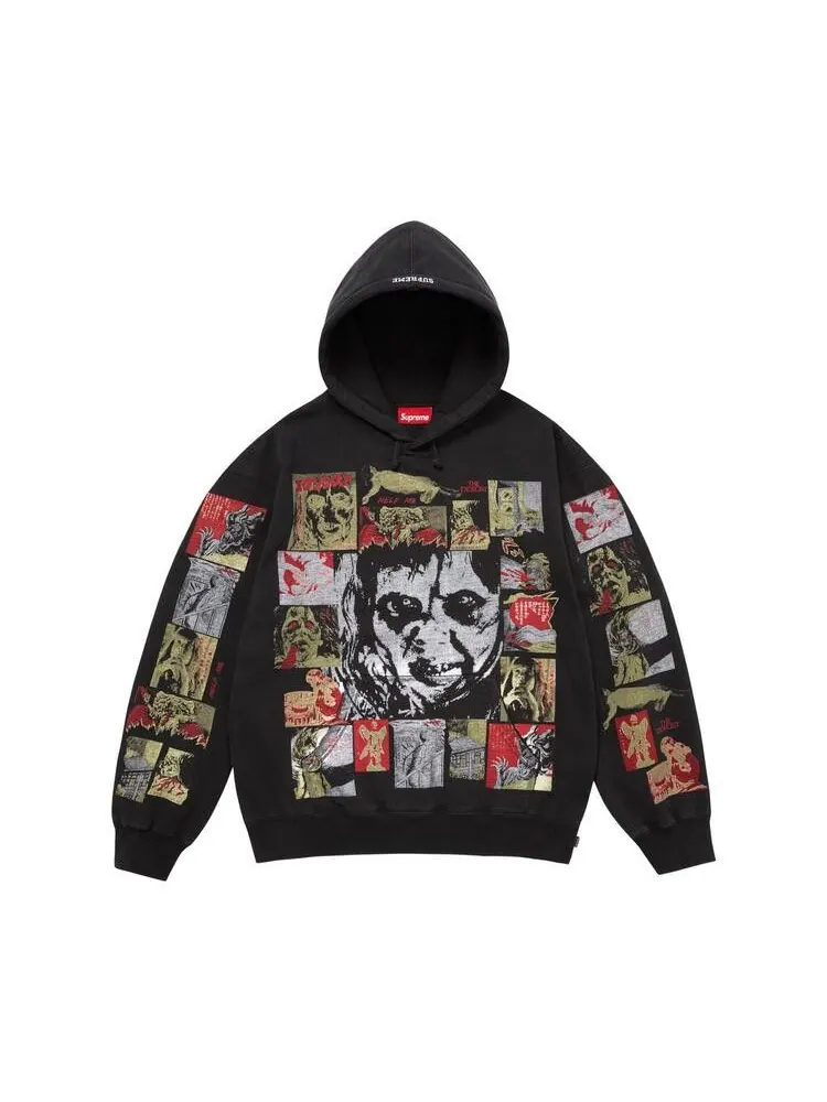 Толстовка Supreme x The Exorcist Hooded Sweatshirt — изображение 1 из 1, черный