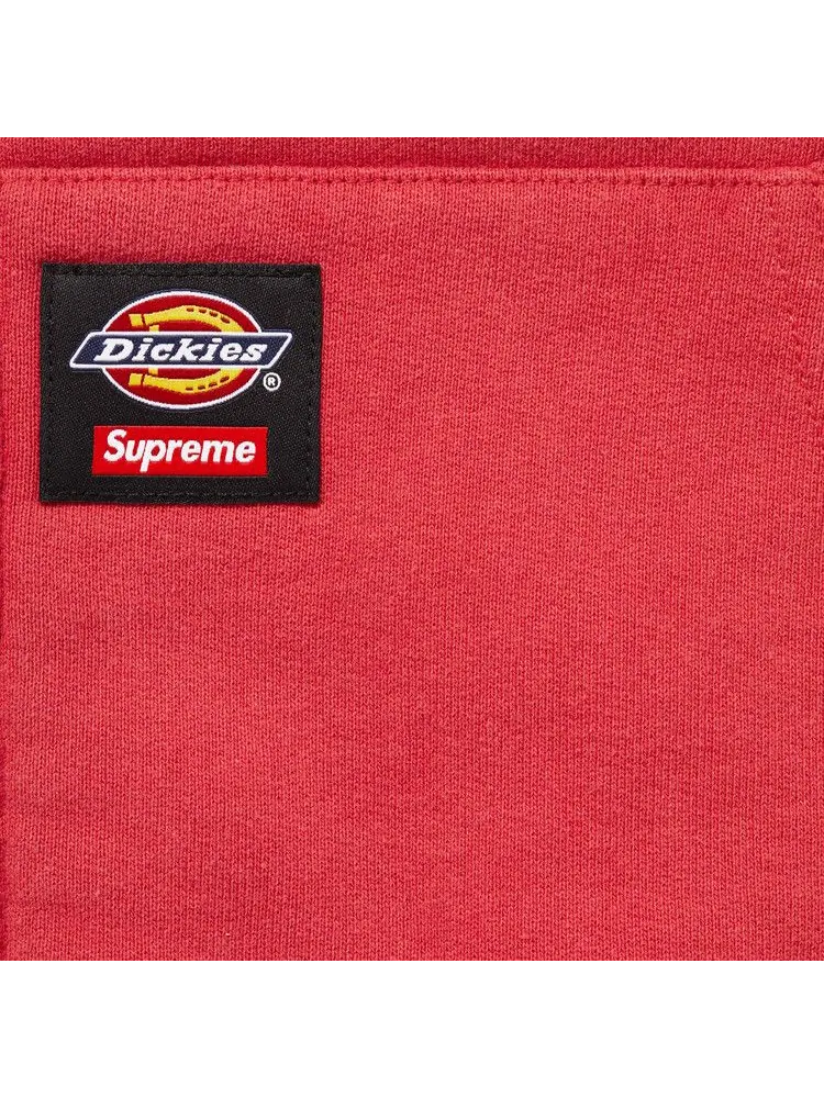 Толстовка Supreme x Dickies Quilted Lined Zip Up Hooded Sweatshirt — изображение 3 из 3, красный
