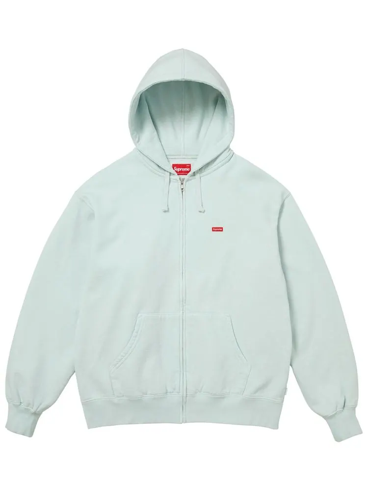 Толстовка Supreme Small Box на молнии с капюшоном — изображение 1 из 1, синий