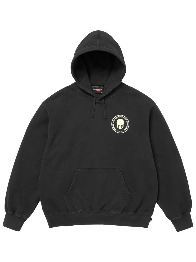 Толстовка Supreme x Number (N)Ine с капюшоном — изображение 1 из 2, черный