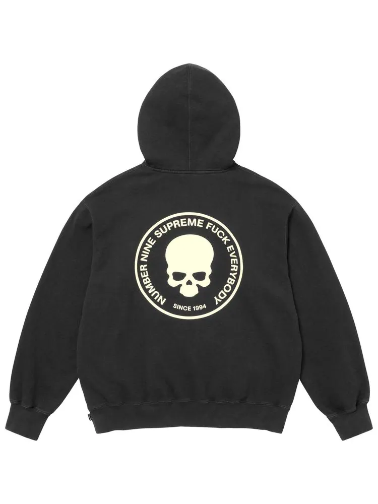 Толстовка Supreme x Number (N)Ine с капюшоном — изображение 2 из 2, черный