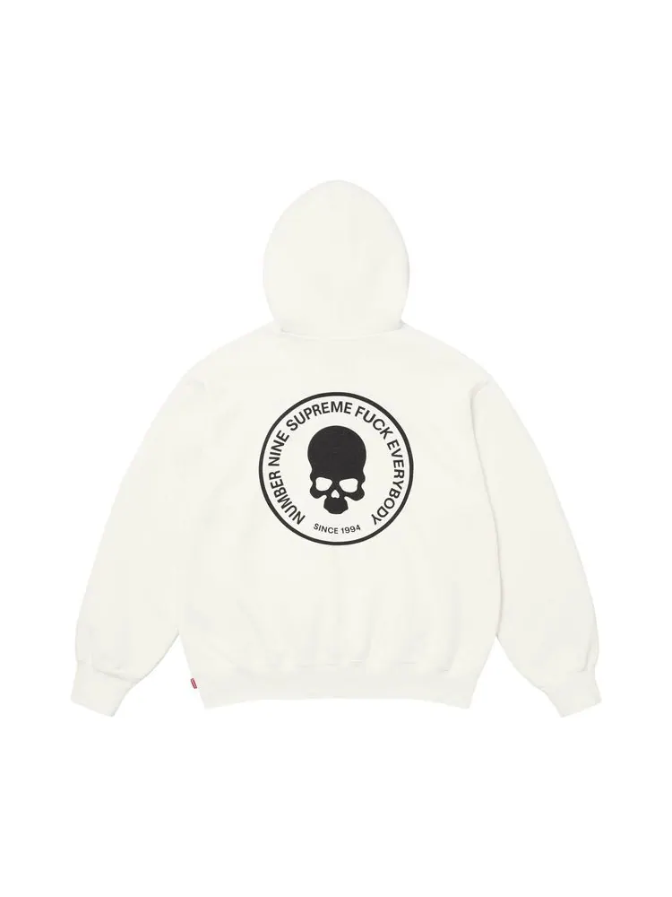 Толстовка с капюшоном Supreme x Number (N)Ine — изображение 2 из 2, белый