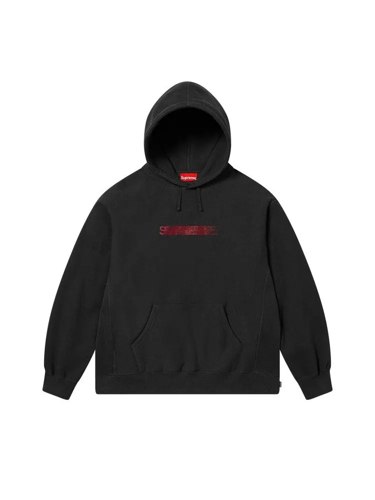 Толстовка Supreme Swarovski Motion Logo Hooded Sweatshirt — изображение 1 из 2, черный