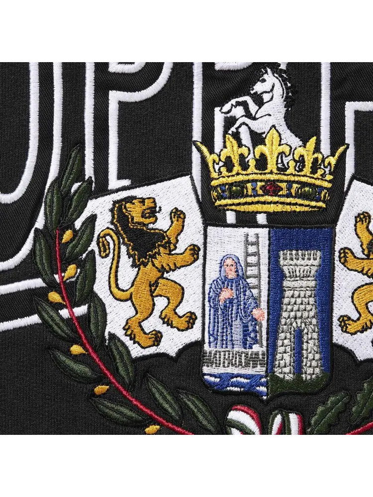 Пуловер Supreme Crest Appliqué Half Zip Pullover — изображение 2 из 2, черный