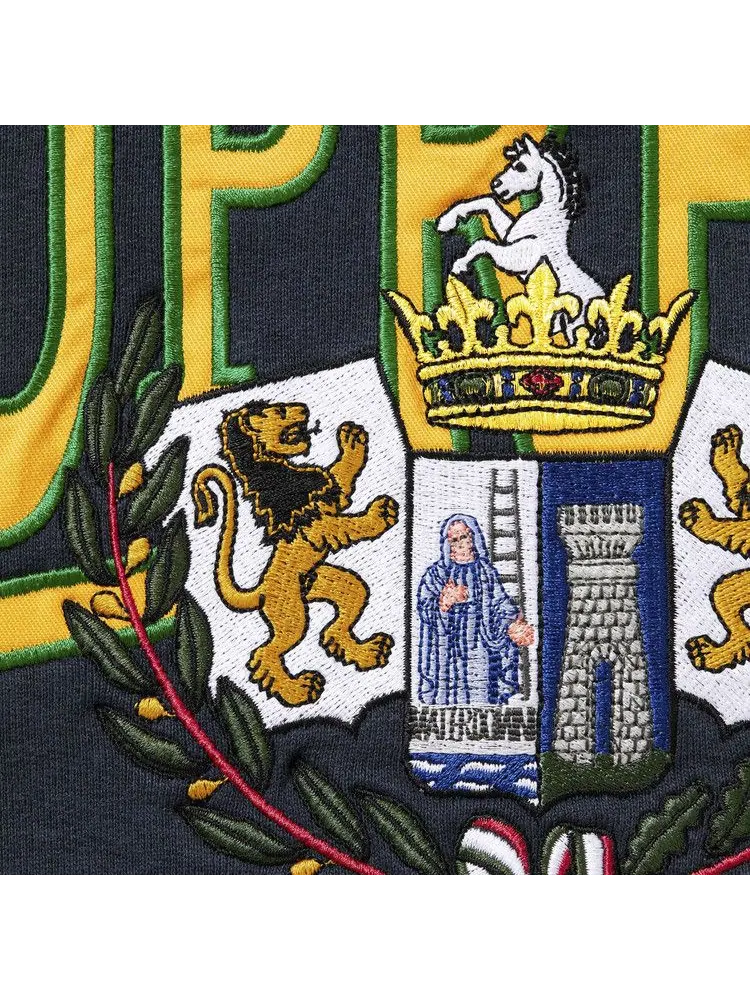 Пуловер Supreme Crest Appliqué Half Zip Pullover — изображение 2 из 2, темно-синий