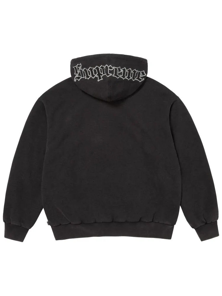Толстовка Supreme x Chicago White Sox на молнии с капюшоном — изображение 2 из 2, черный