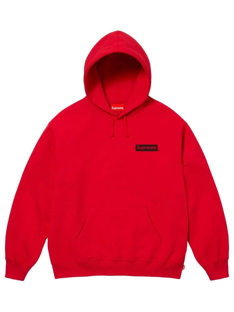 Supreme Толстовка с капюшоном «Верховный президент» красного цвета — изображение 1 из 2, красный