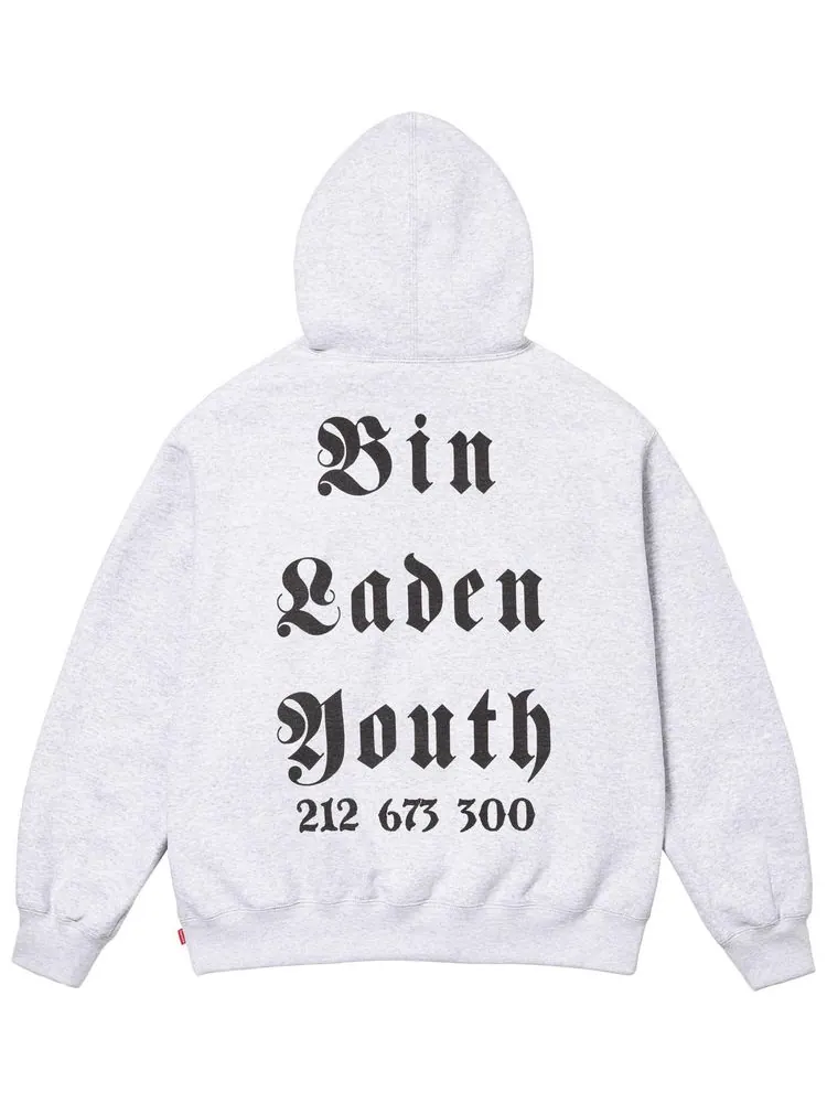 Толстовка Supreme x Dash Snow Hooded Sweatshirt — изображение 2 из 2, серый