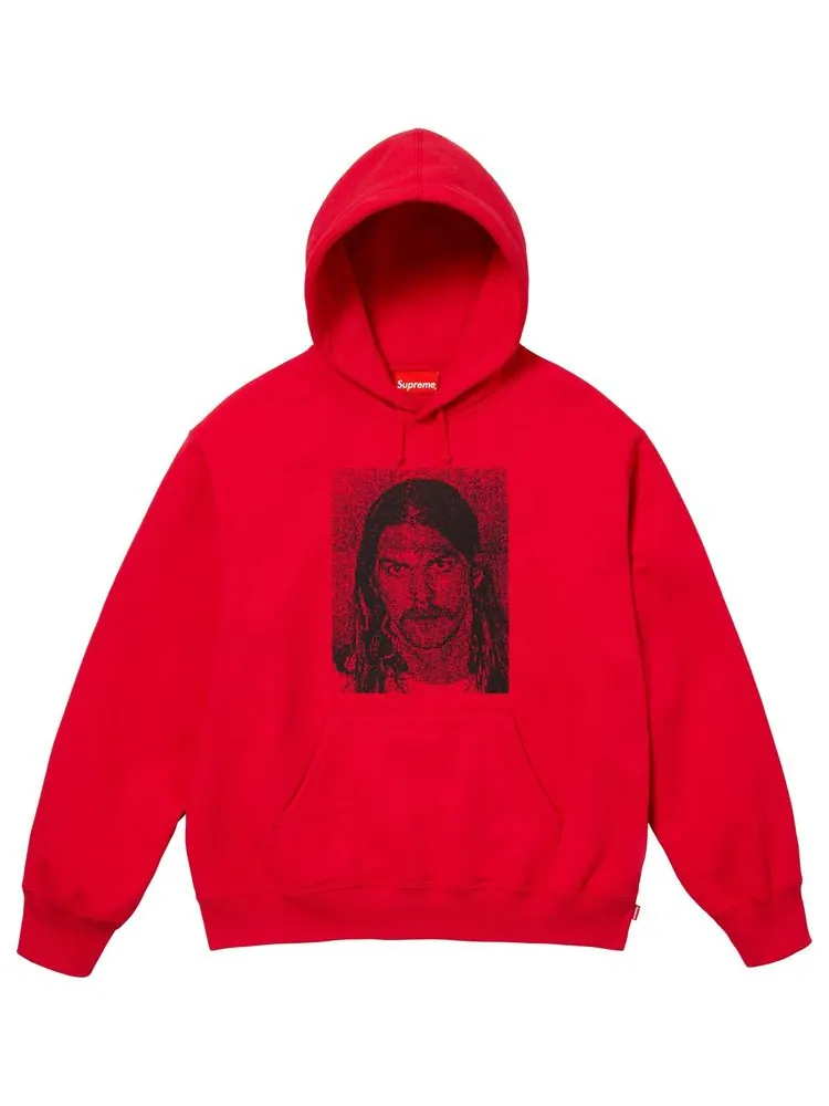 Толстовка Supreme x Dash Snow Hooded Sweatshirt — изображение 1 из 2, красный