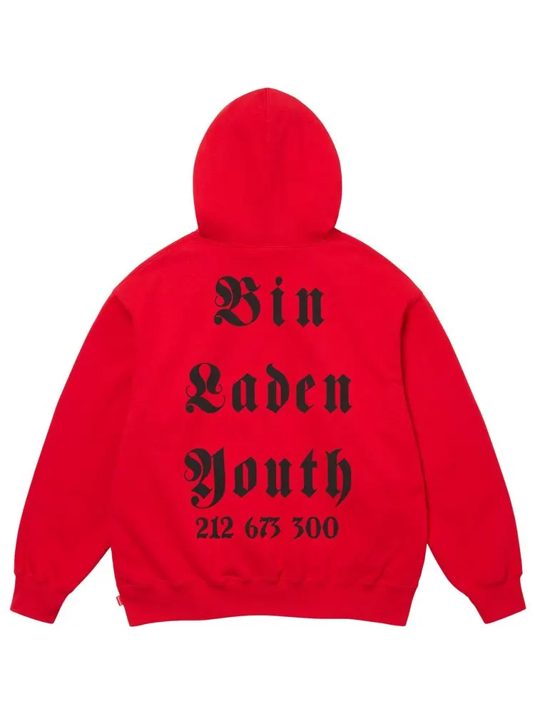 Толстовка Supreme x Dash Snow Hooded Sweatshirt — изображение 2 из 2, красный