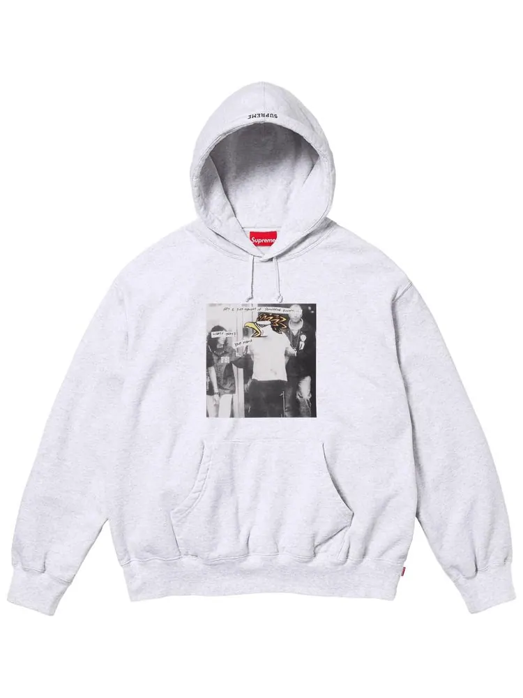 Толстовка с капюшоном Supreme x Antihero — изображение 1 из 2, серый
