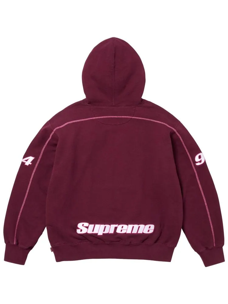 Толстовка Supreme Overlock с капюшоном — изображение 2 из 2, красный