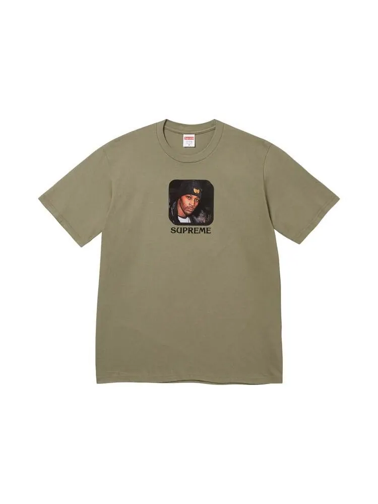 Футболка Supreme x Wu-Tang Clan Rza Tee 'Light Olive' — изображение 1 из 2, зеленый
