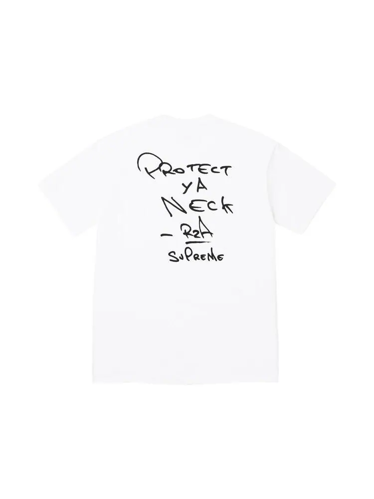 Футболка Supreme x Wu-Tang Clan Rza Tee 'White' — изображение 2 из 2, белый
