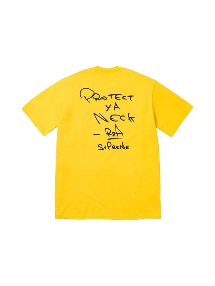 Футболка Supreme x Wu-Tang Clan Rza Tee 'Yellow' — изображение 2 из 2, желтый