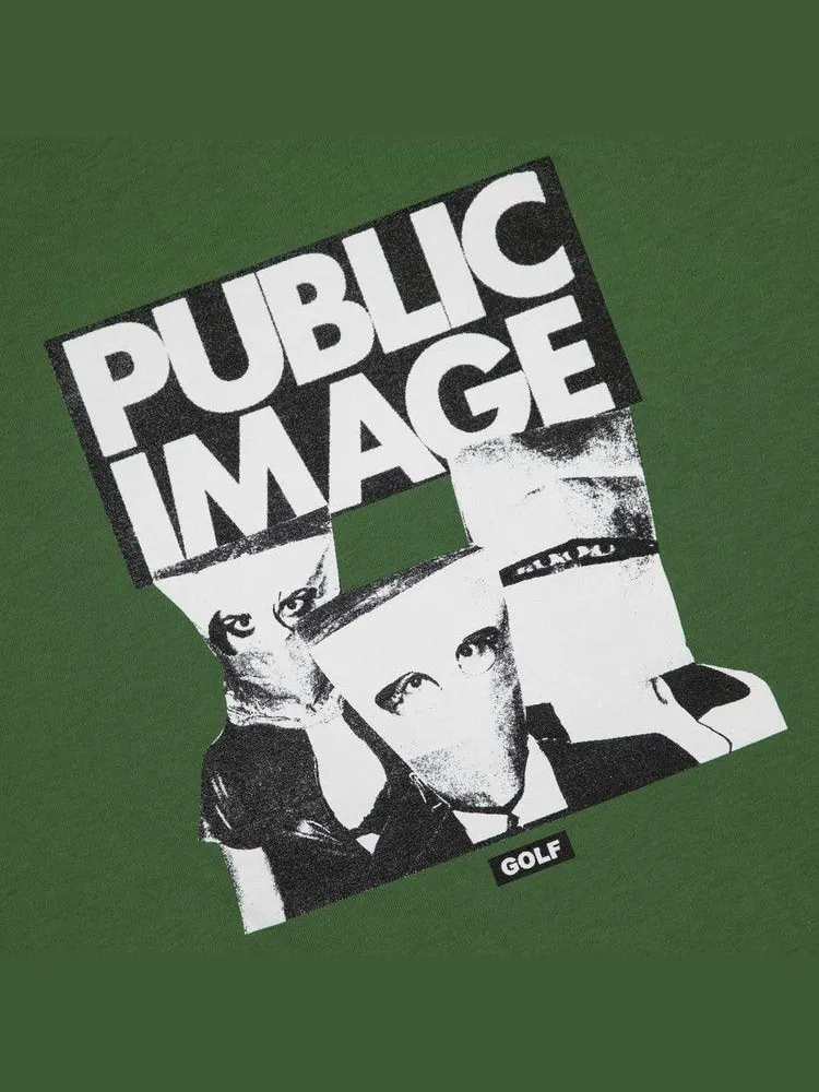 Футболка GOLF WANG Public Image Tee — изображение 3 из 3, зеленый