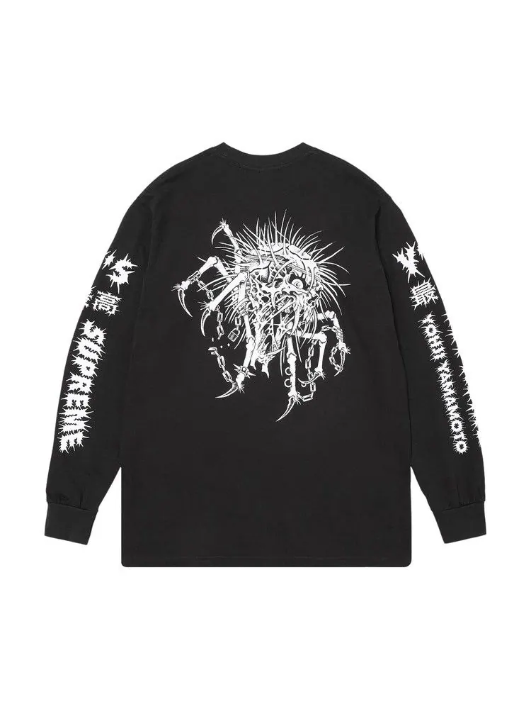 Футболка Supreme x Y’s Long-Sleeve Tee — изображение 2 из 2, черный