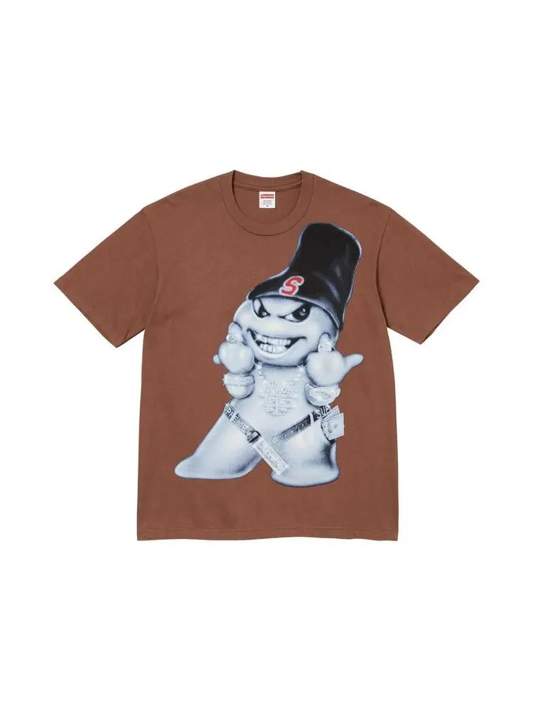 Футболка Supreme Snowman Tee — изображение 1 из 2, коричневый