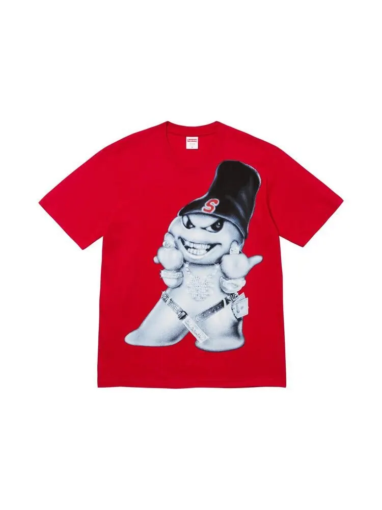 Футболка Supreme Snowman Tee — изображение 1 из 2, красный