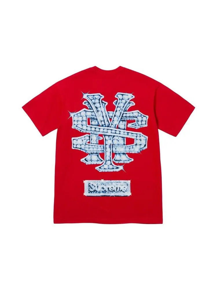 Футболка Supreme Snowman Tee — изображение 2 из 2, красный