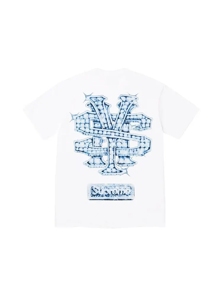 Футболка Supreme Snowman Tee — изображение 2 из 2, белый