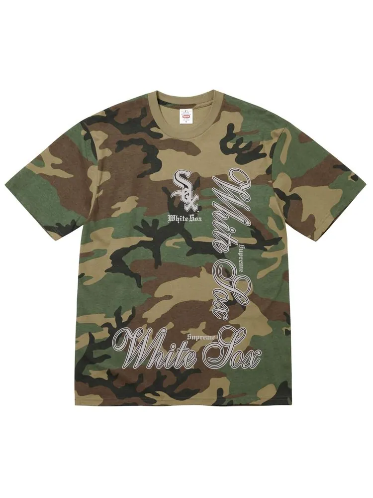 Футболка Supreme x MLB Teams Tee — изображение 1 из 2, зеленый