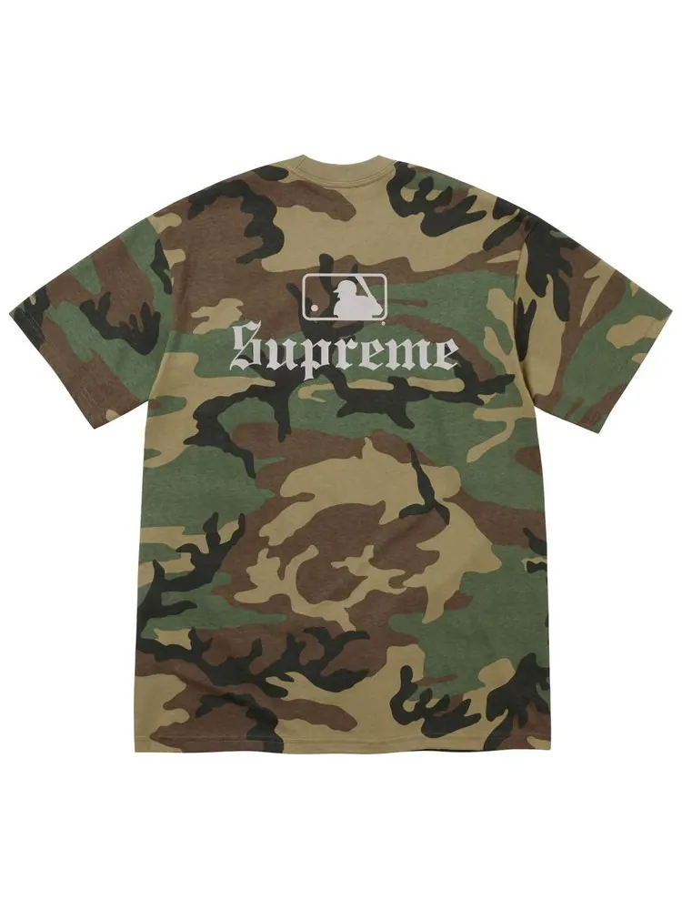 Футболка Supreme x MLB Teams Tee — изображение 2 из 2, зеленый