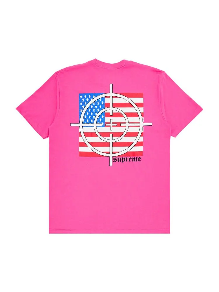 Футболка Supreme Target Tee — изображение 2 из 3, фуксия