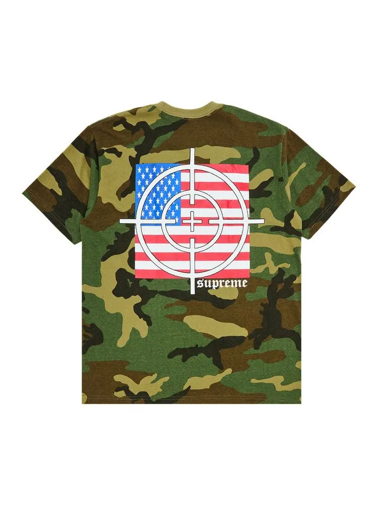 Футболка Supreme Target Tee, Woodland Camo — изображение 2 из 3, мульти