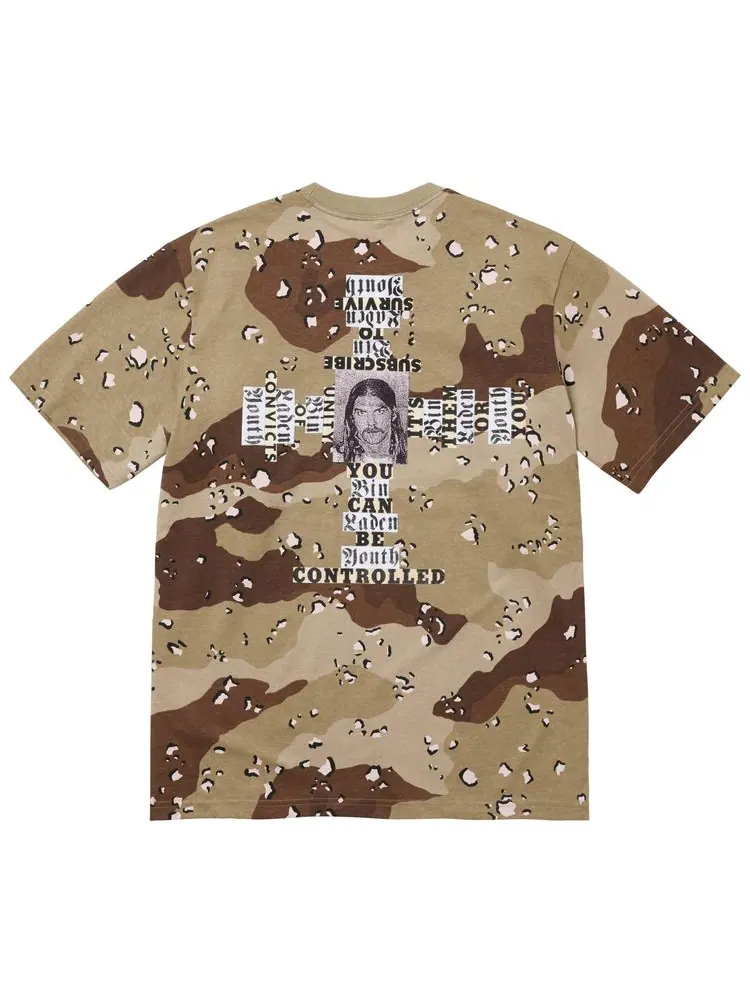 Футболка Supreme x Dash Snow Tee — изображение 2 из 2, коричневый