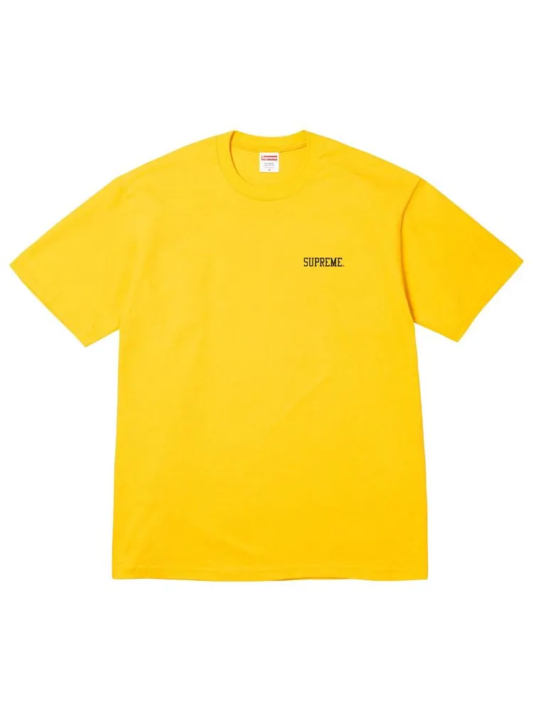 Футболка Supreme x Dash Snow Tee — изображение 1 из 2, желтый