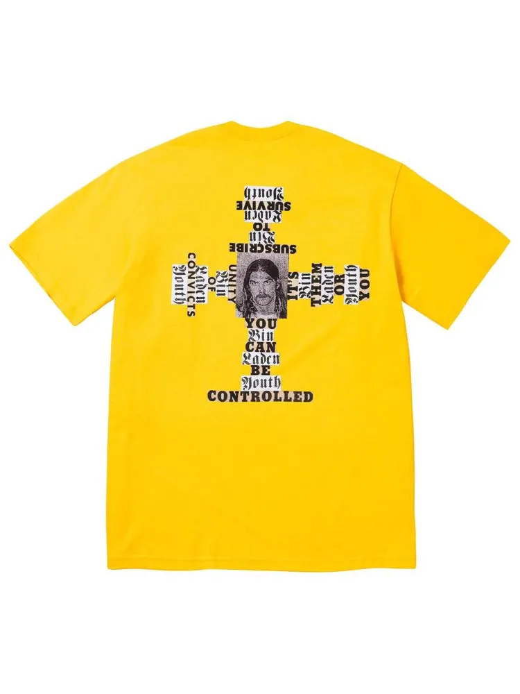 Футболка Supreme x Dash Snow Tee — изображение 2 из 2, желтый