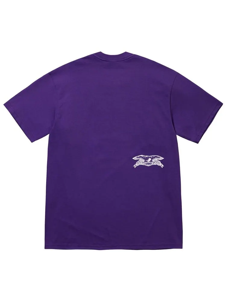 Футболка Supreme x Antihero Ozzy — изображение 2 из 2, фиолетовый