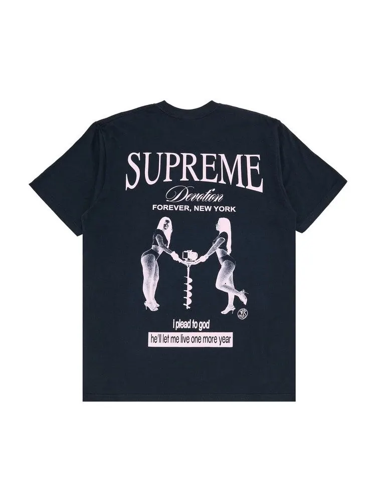 Футболка Supreme Devotion Tee — изображение 2 из 3, темно-синий
