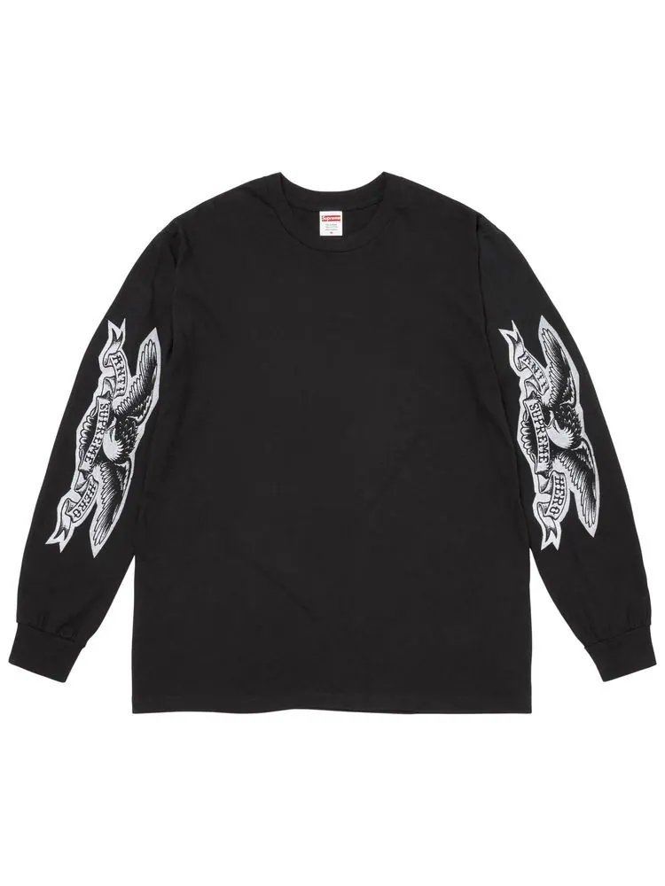 Футболка с длинными рукавами Supreme x Antihero Eagle